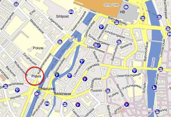 Standort Praxis Kuratli